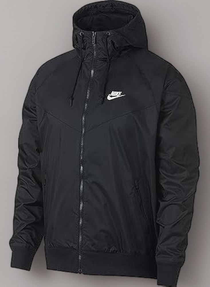 NIKE ランニングジャケット　ウィンドランナー　フルジップ　黒　XLサイズ新品 NIKE - NIKE ランニングジャケット ウィンドランナー フルジップ